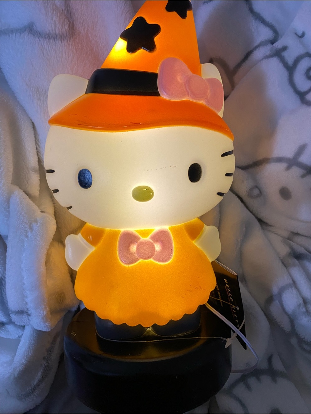 Hello Kitty Orange and Pink Light-Up Halloween Costume Figure